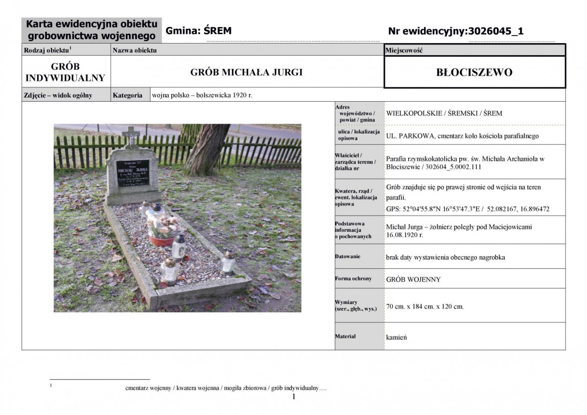 karta ewidencyjna, skan nr 1