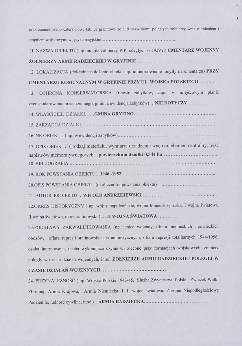 karta ewidencyjna, skan nr 2