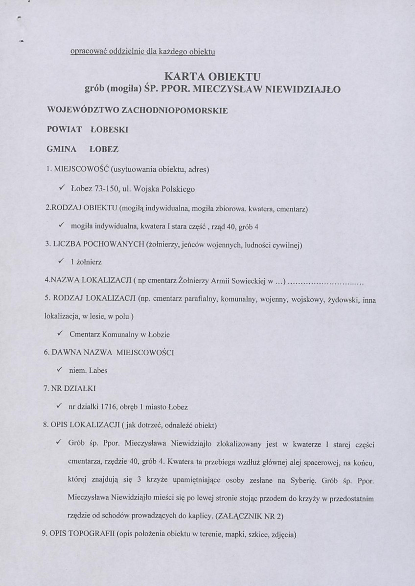 karta ewidencyjna, skan nr 1