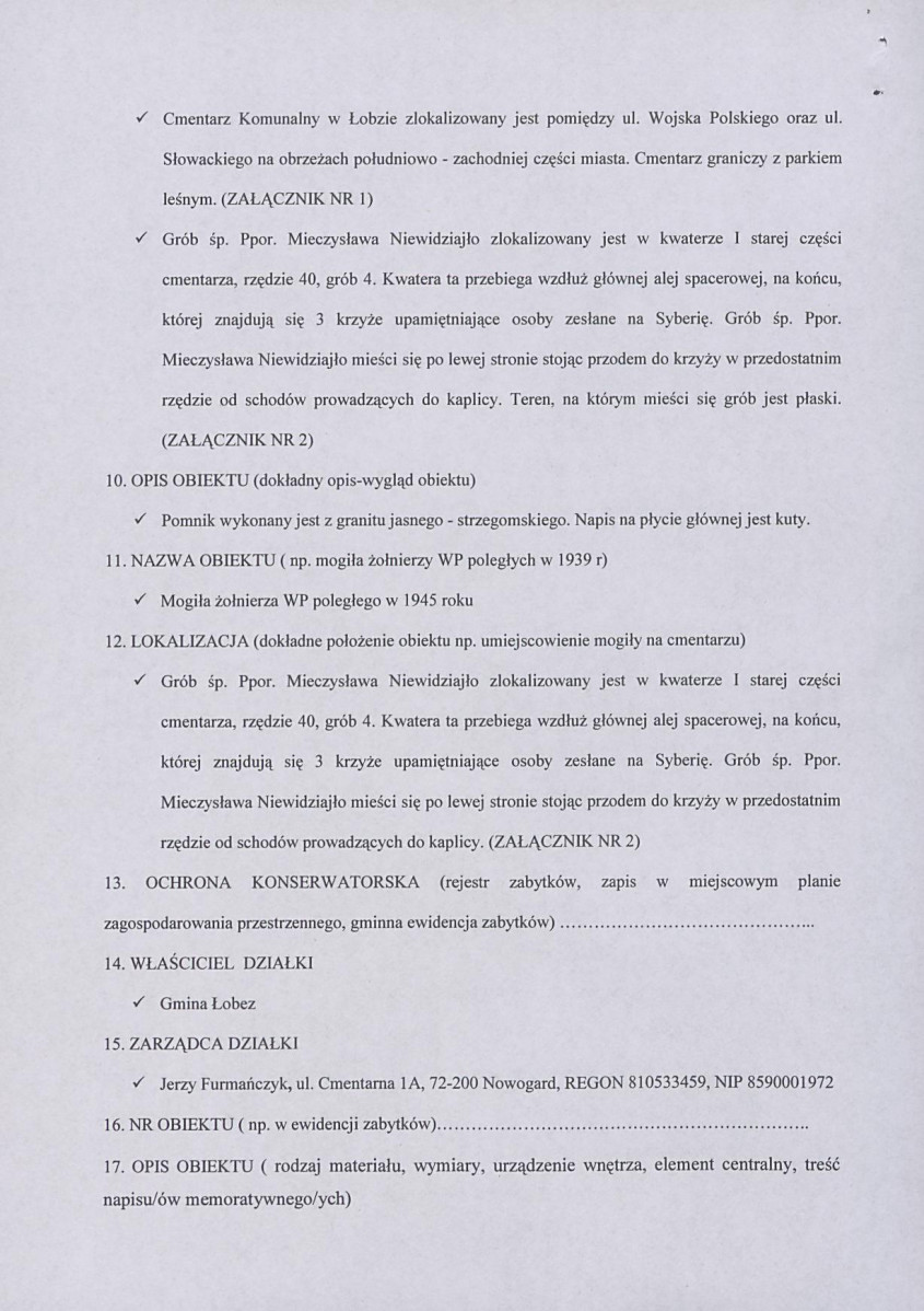 karta ewidencyjna, skan nr 2