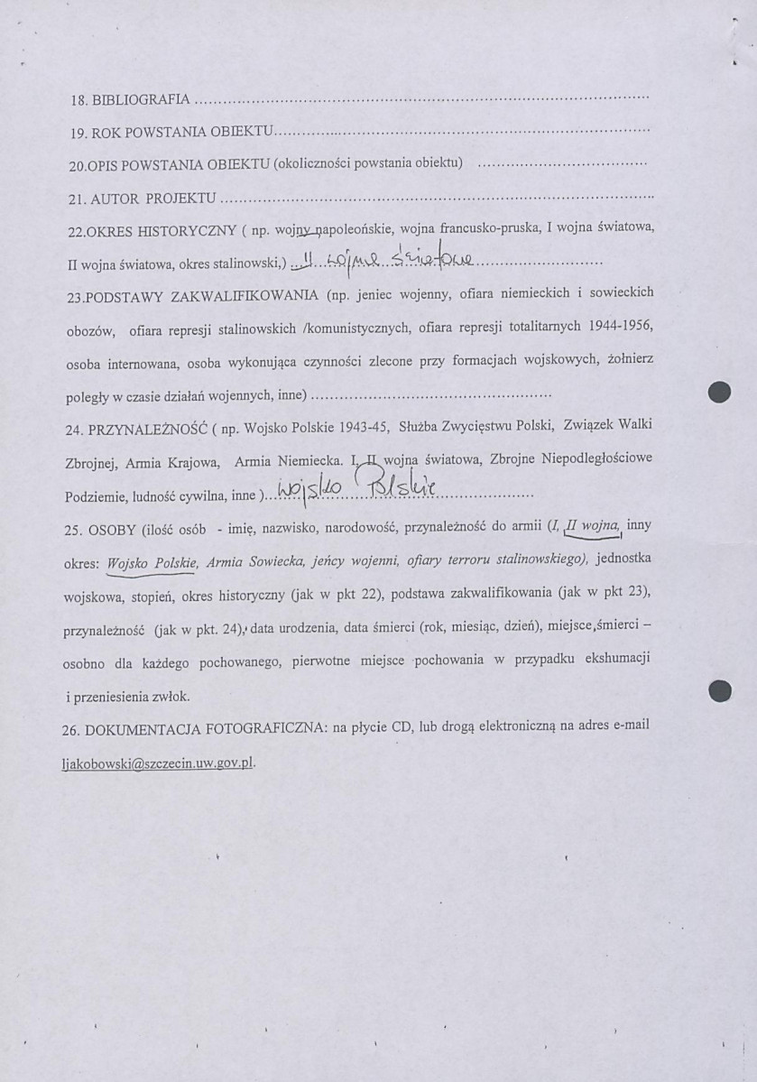 karta ewidencyjna, skan nr 2