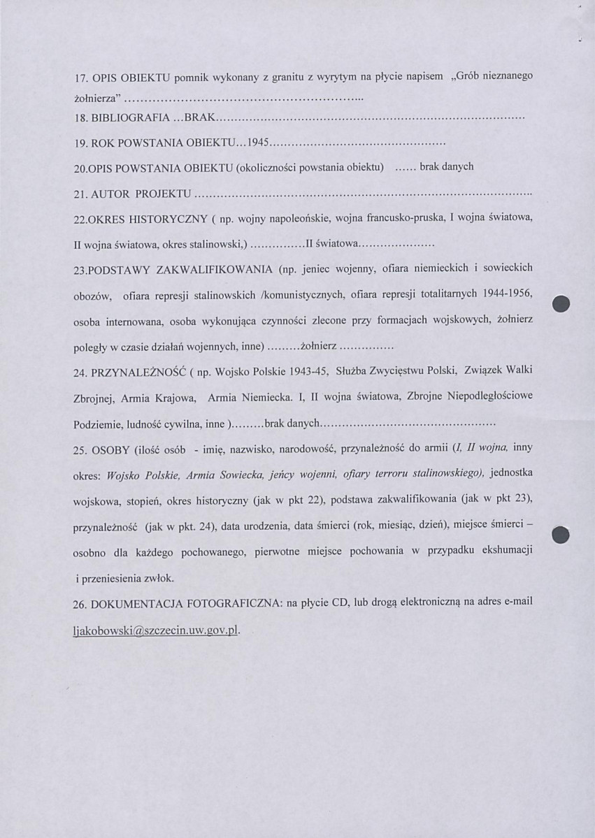 karta ewidencyjna, skan nr 2