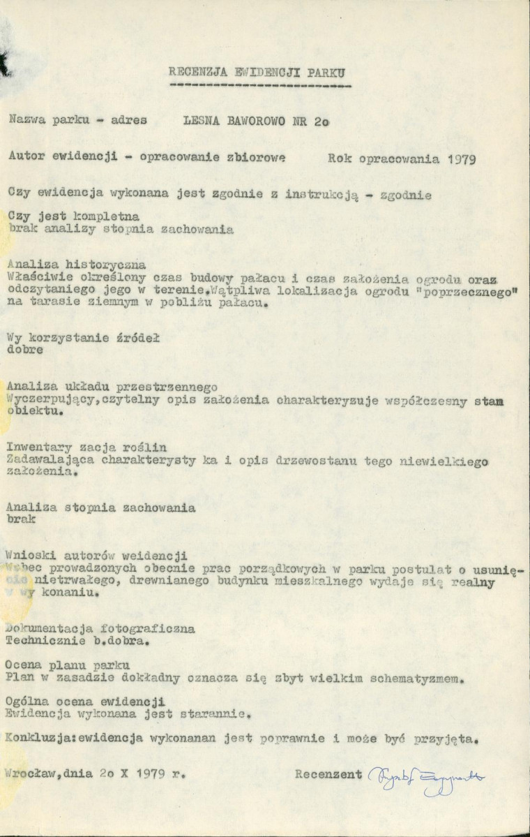 Ewidencja parkowa, skan nr 4