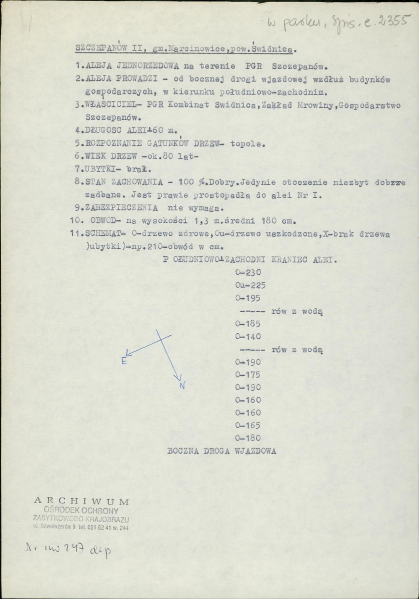 Ewidencja parkowa, skan nr 2