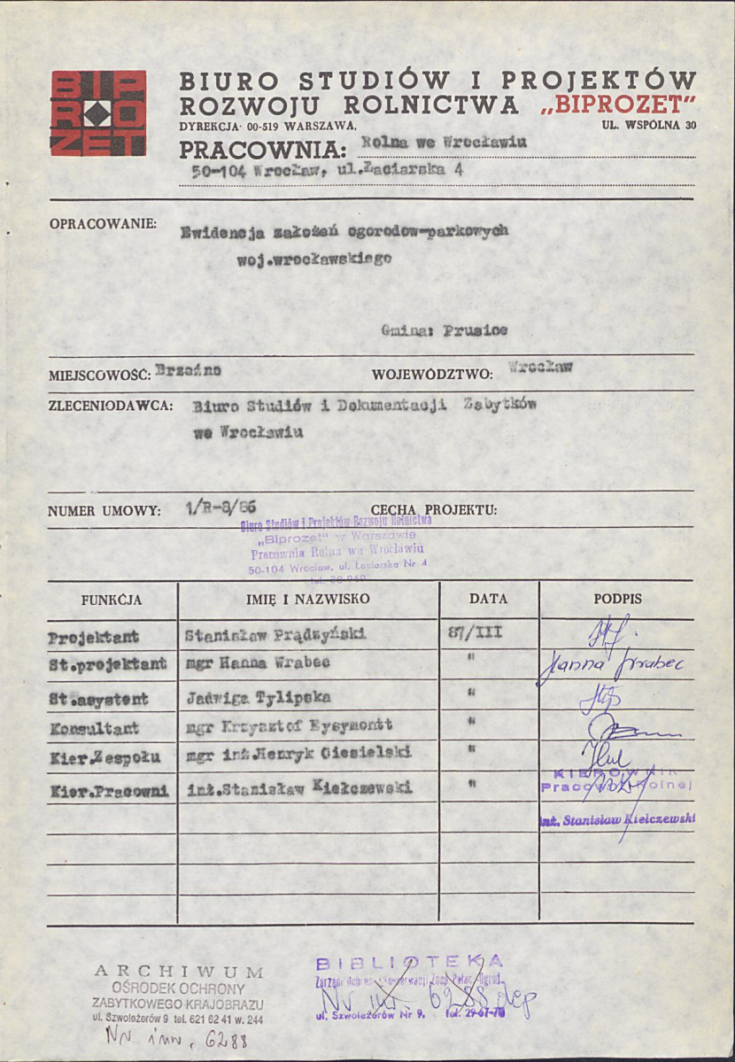 Ewidencja parkowa, skan nr 4