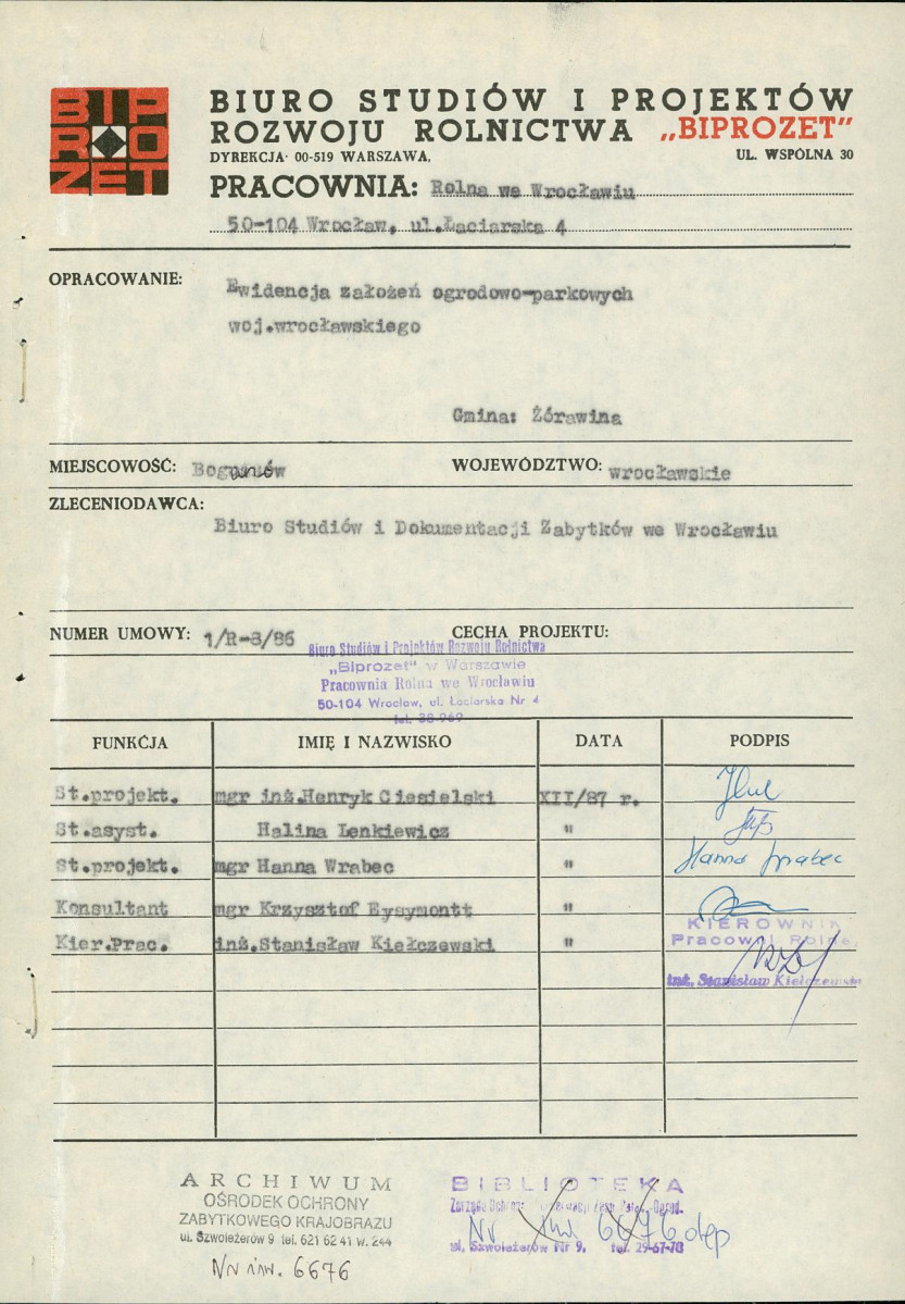 Ewidencja parkowa, skan nr 4