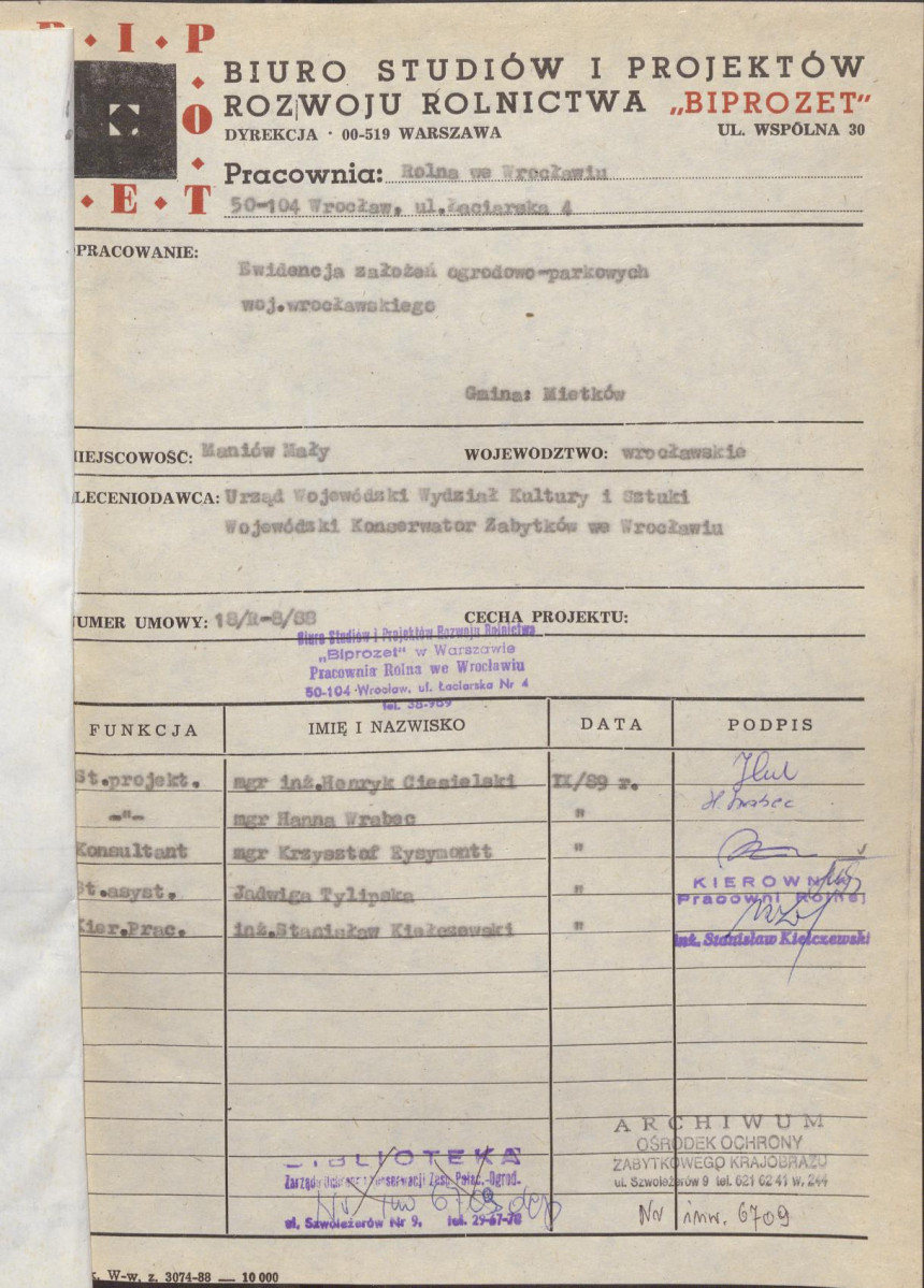 Ewidencja parkowa, skan nr 4