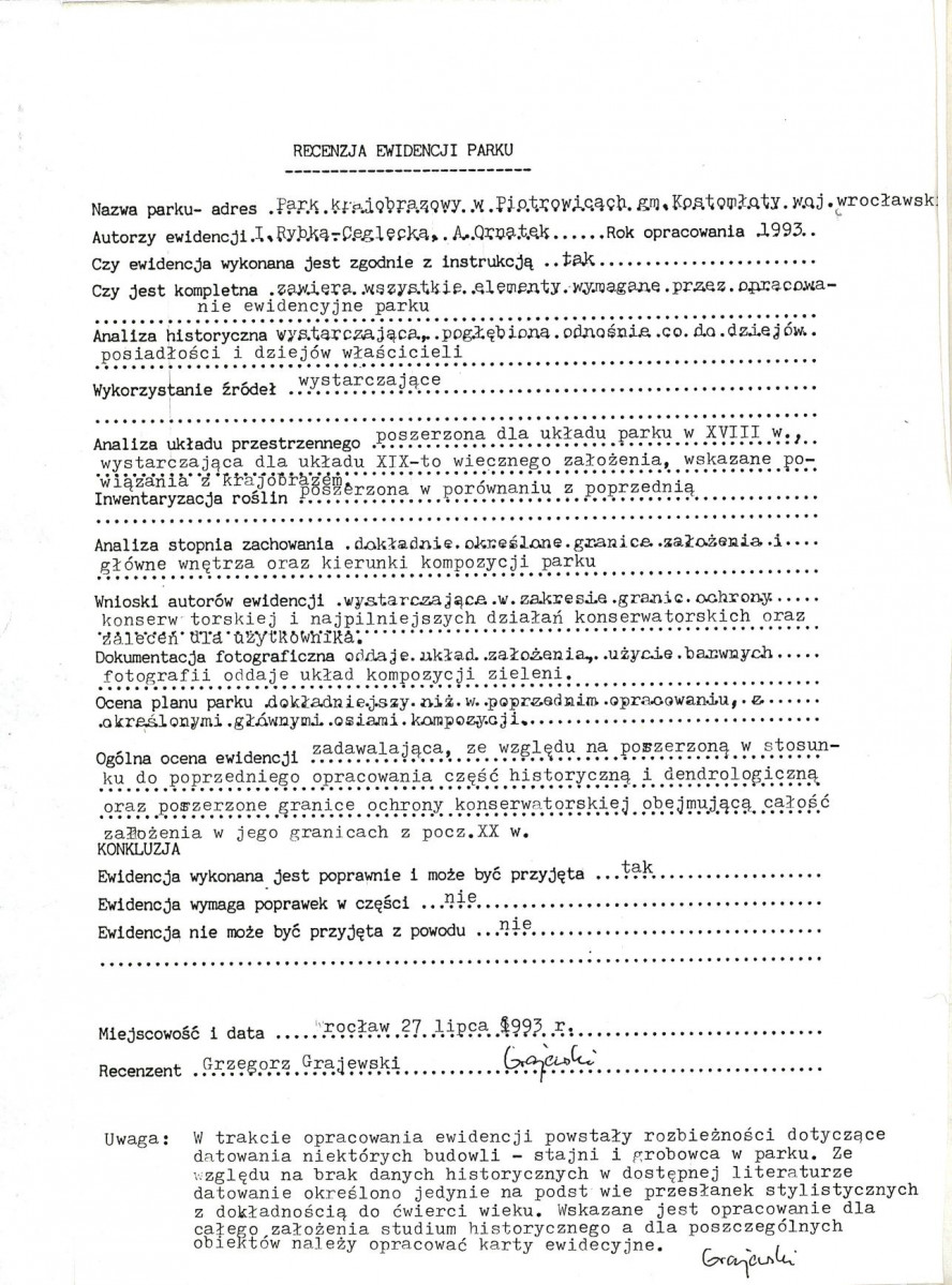 Ewidencja parkowa, skan nr 3