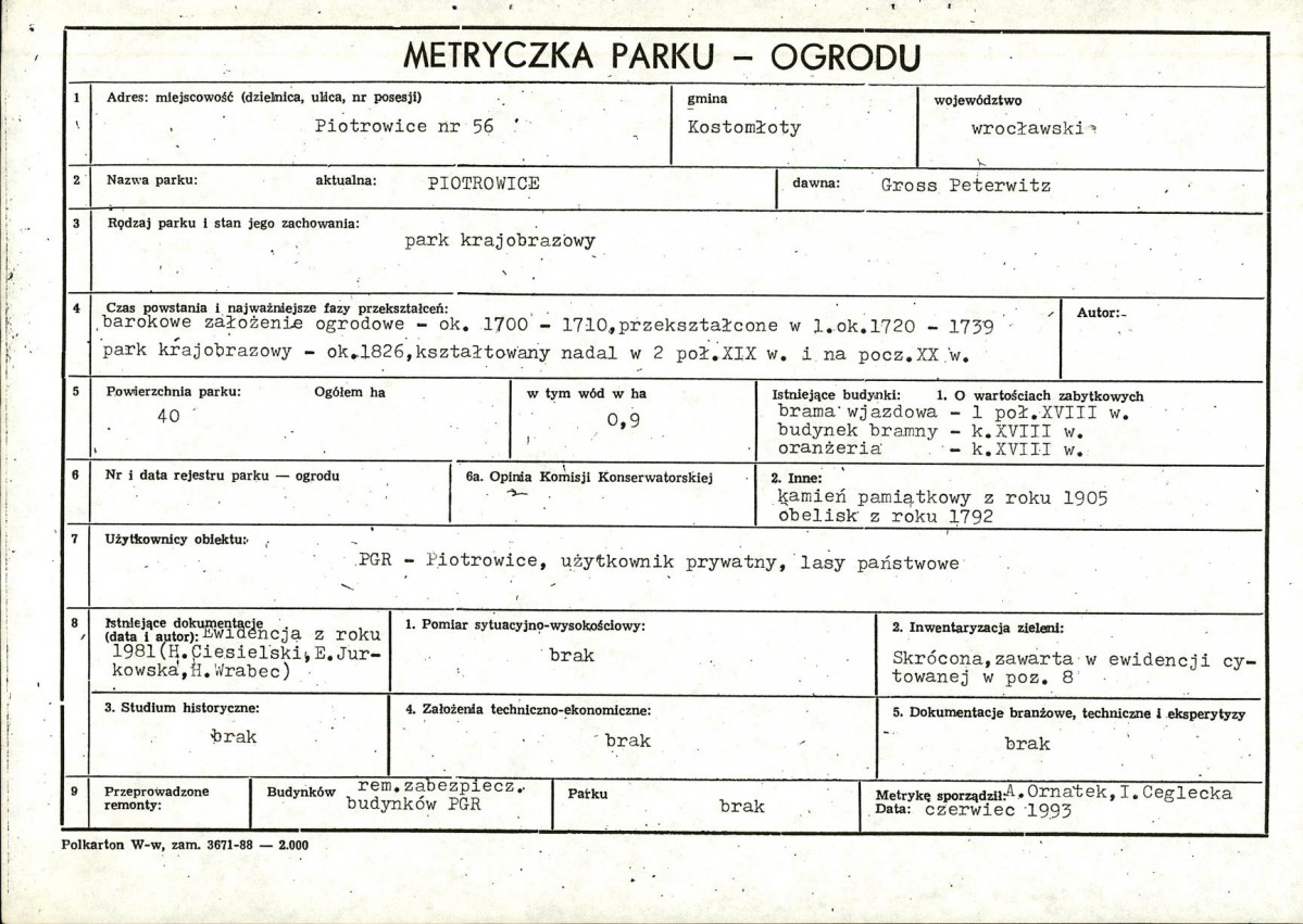 Ewidencja parkowa, skan nr 4
