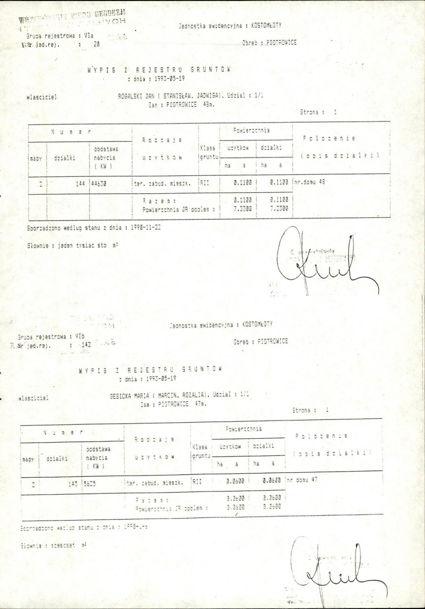 Ewidencja parkowa, skan nr 9