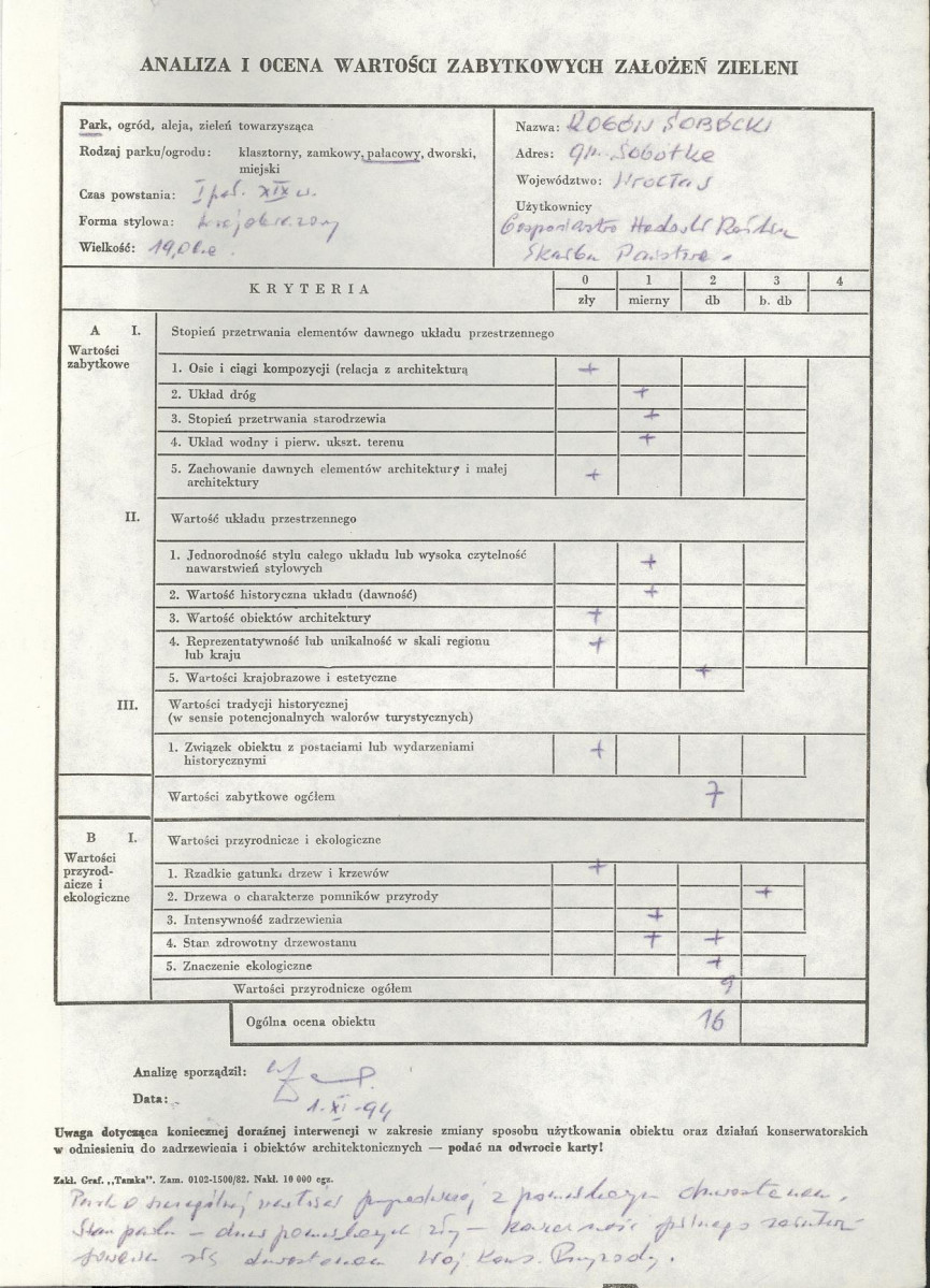 Ewidencja parkowa, skan nr 4