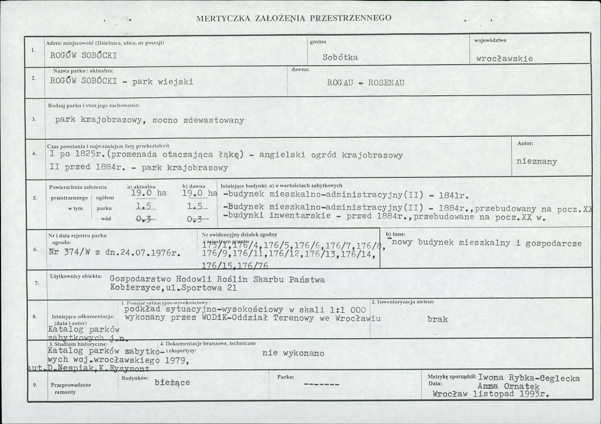 Ewidencja parkowa, skan nr 6