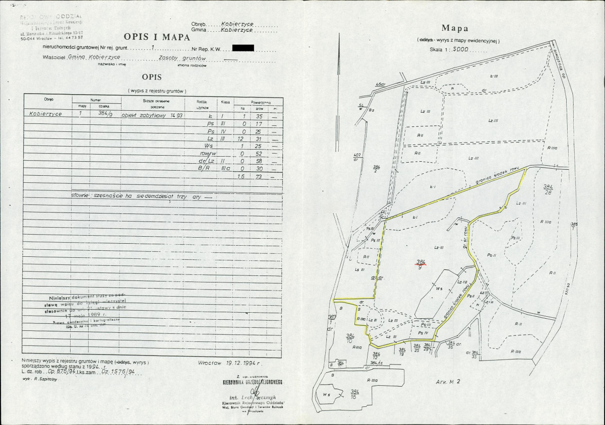 EP - Ewidencja parkowa, skan nr 7