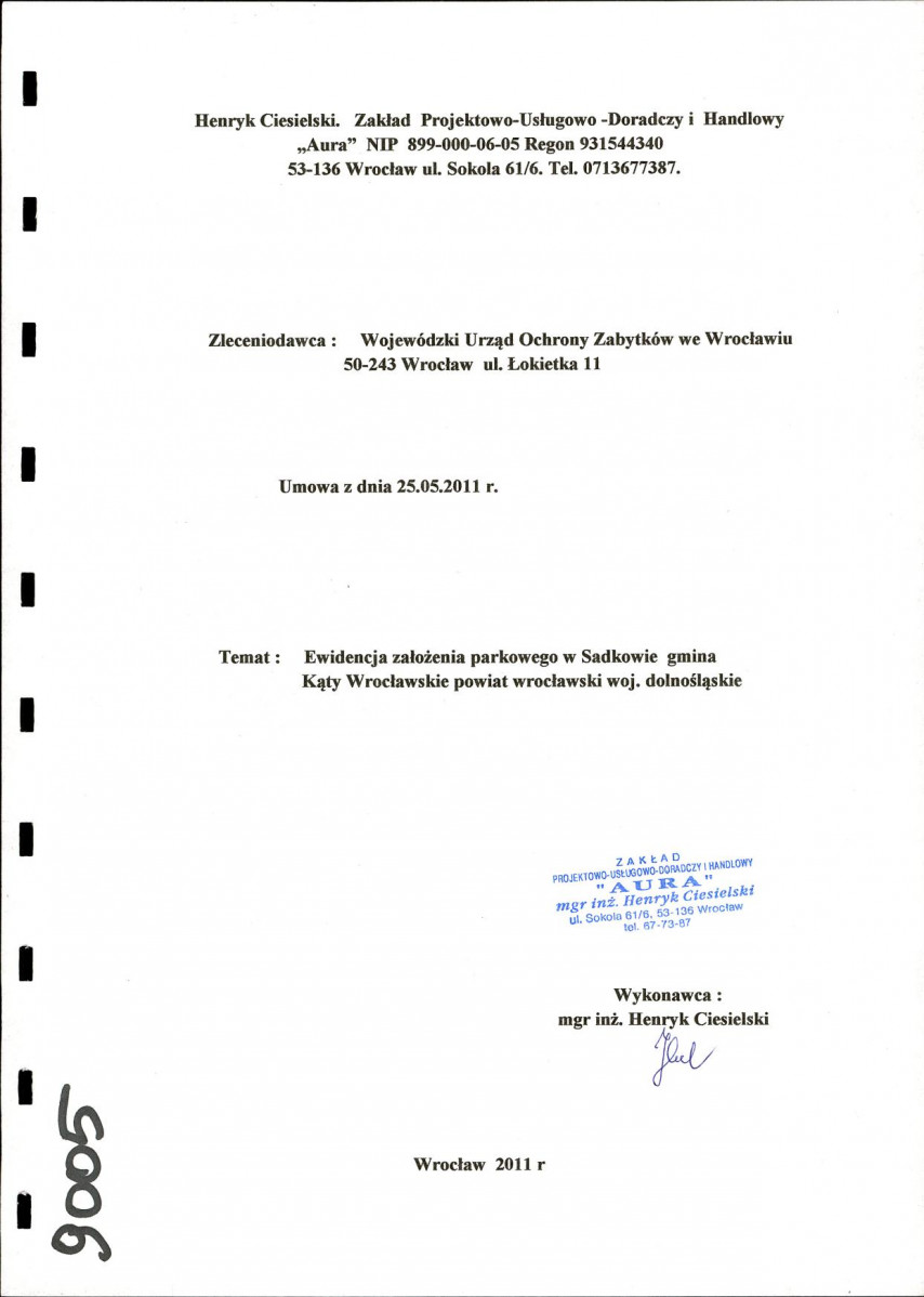 Ewidencja parkowa, skan nr 1