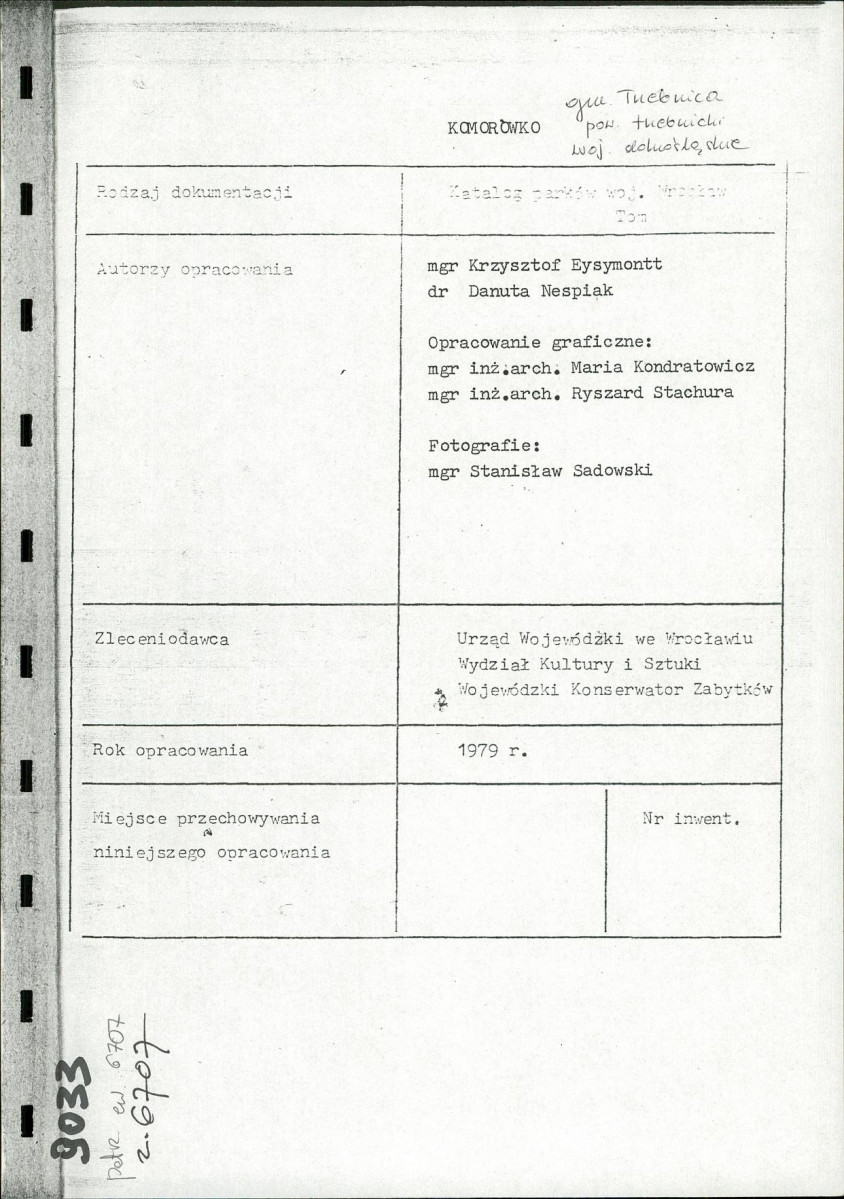 Ewidencja parkowa, skan nr 1