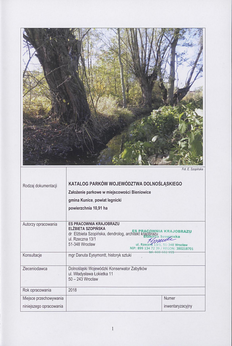 Ewidencja parkowa, skan nr 2