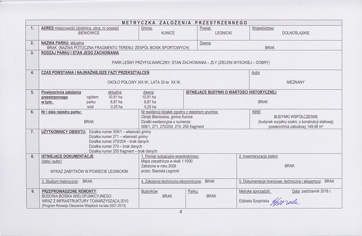 Ewidencja parkowa, skan nr 5