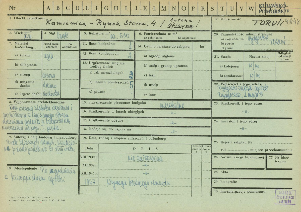 Karta zielona, skan nr 1
