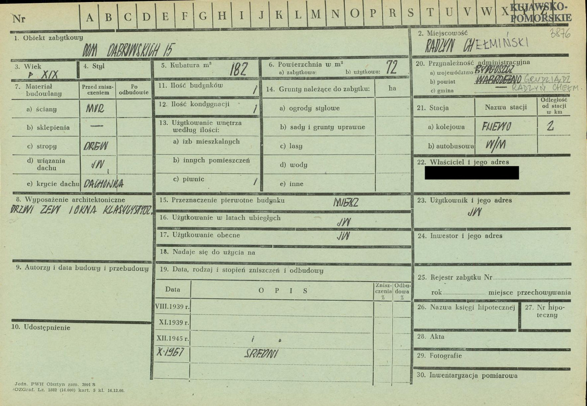 KZ - Karta zielona, skan nr 1