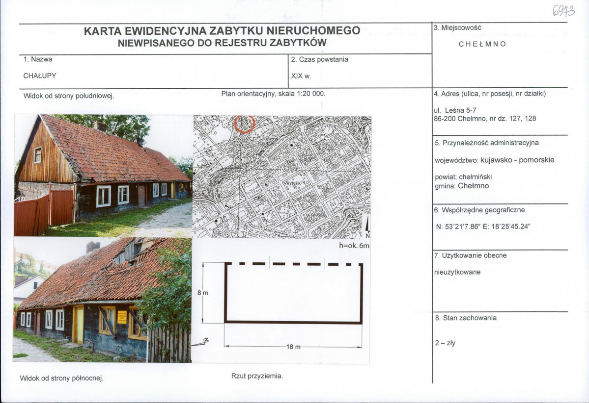 KEZN - Karta obiektu niewpisanego do rejestru, skan nr 1