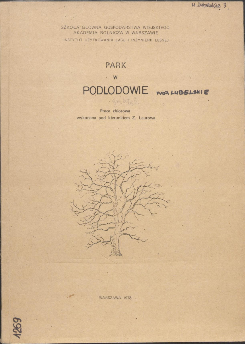 EP - Ewidencja parkowa, skan nr 1