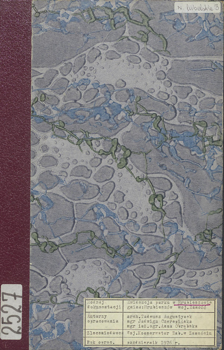 Ewidencja parkowa, skan nr 1