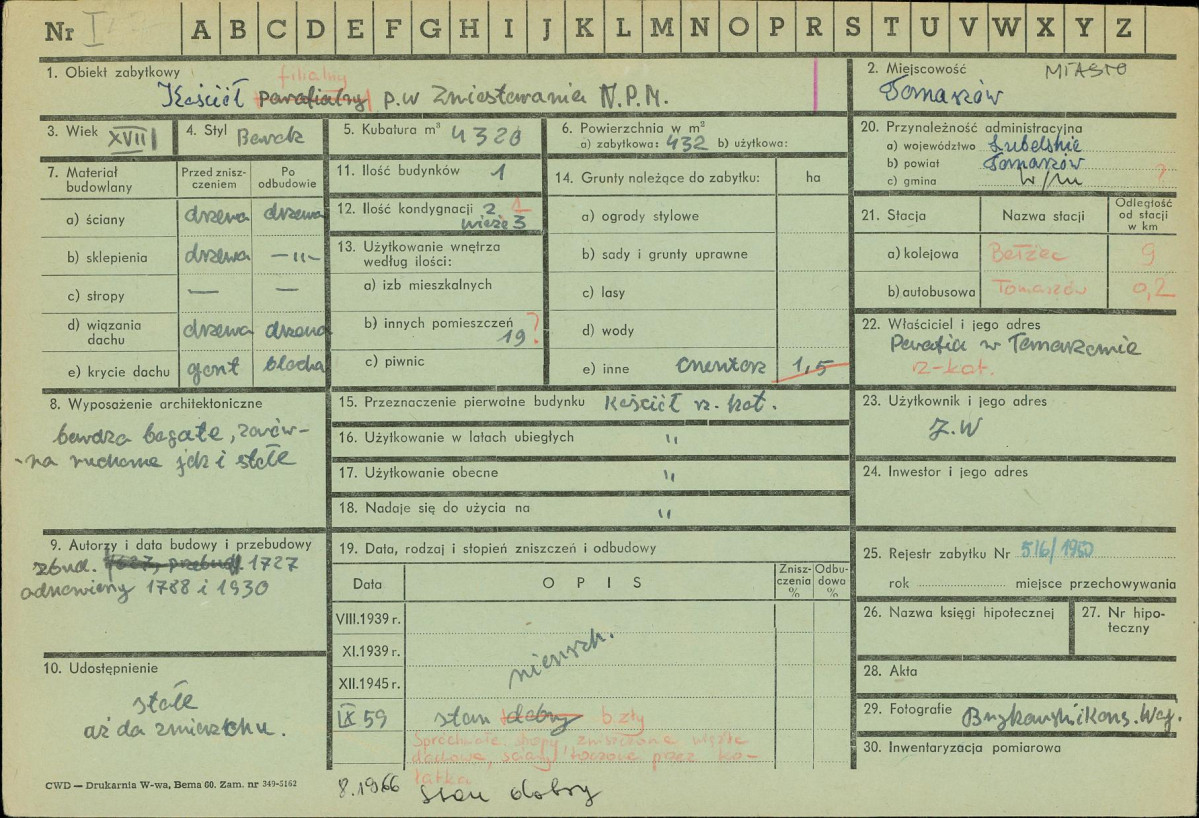 KZ - Karta zielona, skan nr 1
