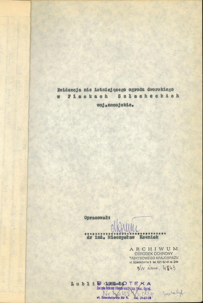 EP - Ewidencja parkowa, skan nr 6