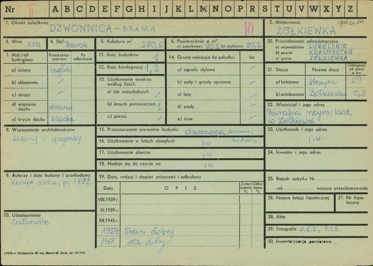 Karta zielona, skan nr 1