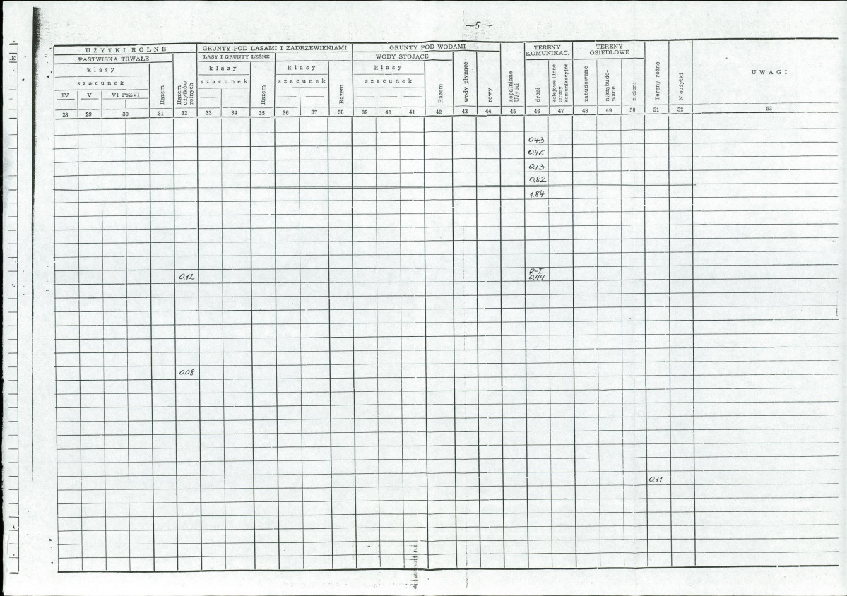 EP - Ewidencja parkowa, skan nr 25