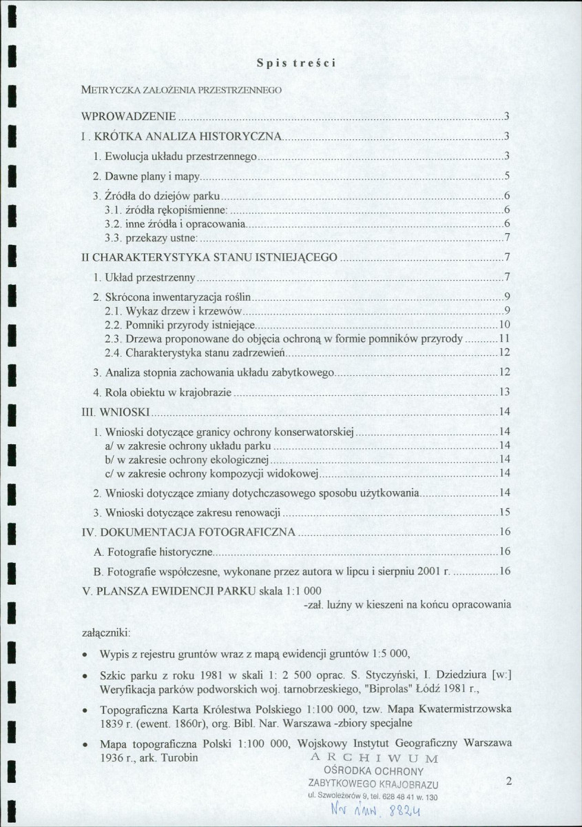 EP - Ewidencja parkowa, skan nr 4