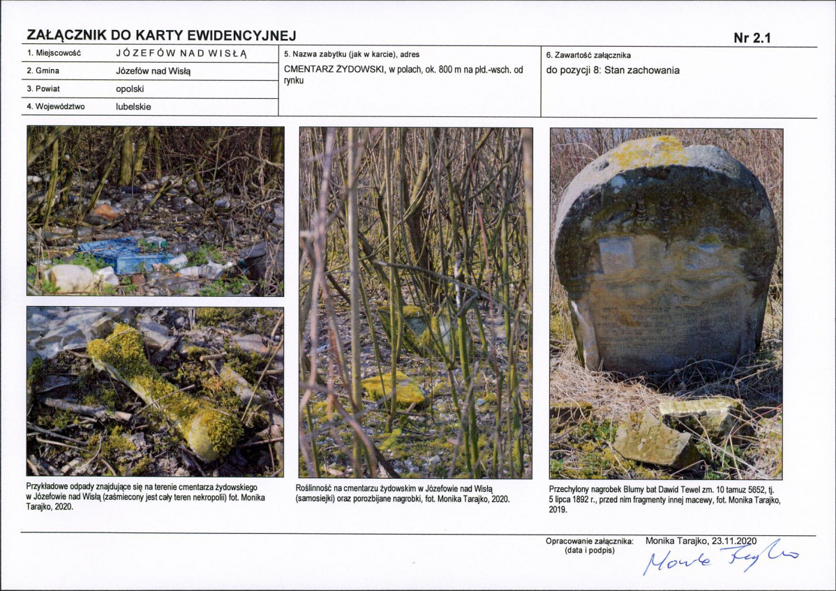 Karta obiektu niewpisanego do rejestru, skan nr 5