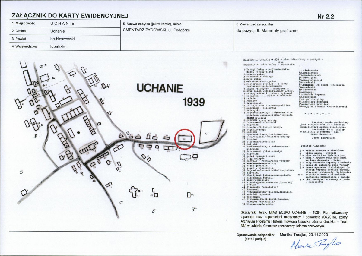 KEZN - Karta obiektu niewpisanego do rejestru, skan nr 6