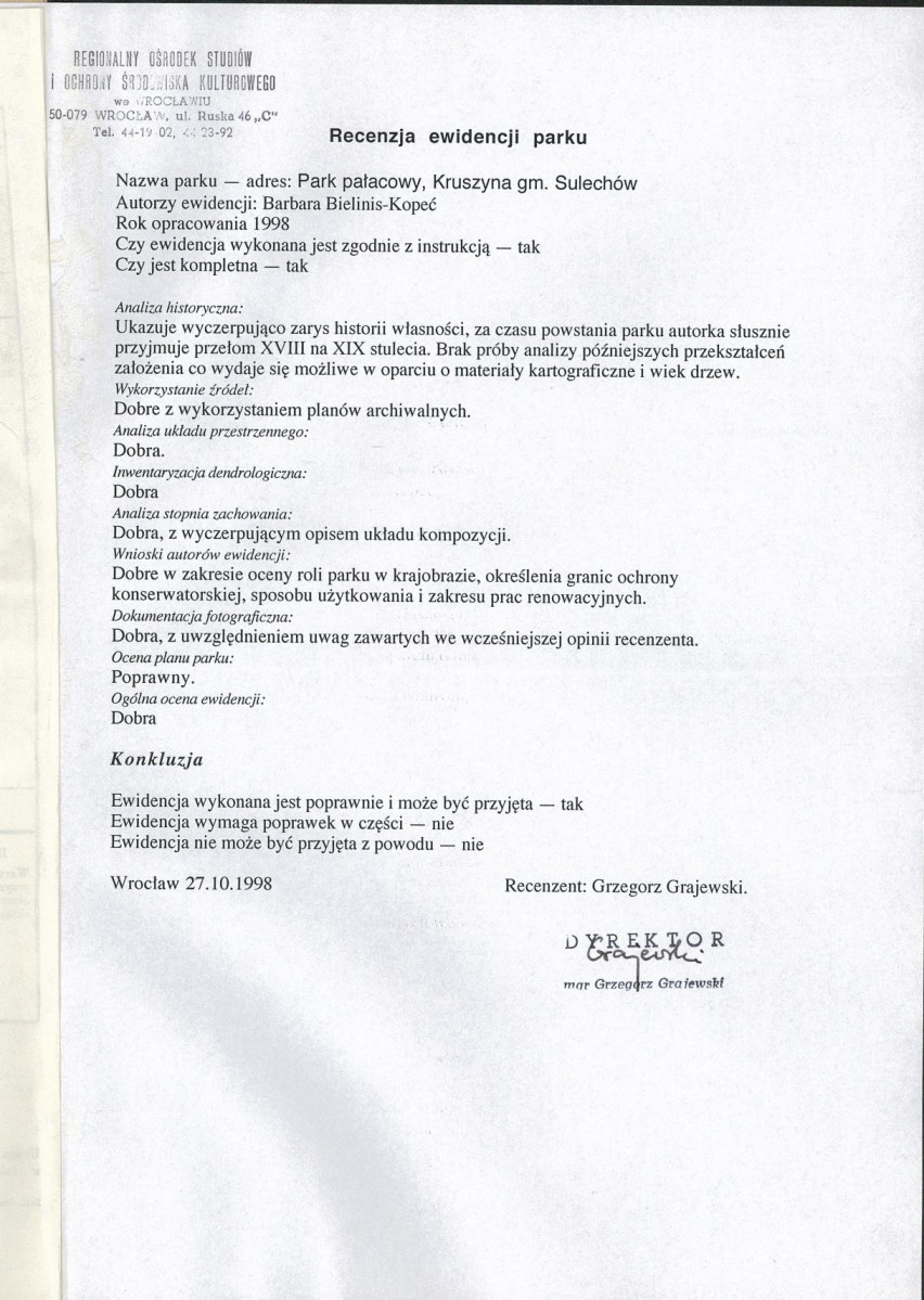 EP - Ewidencja parkowa, skan nr 4
