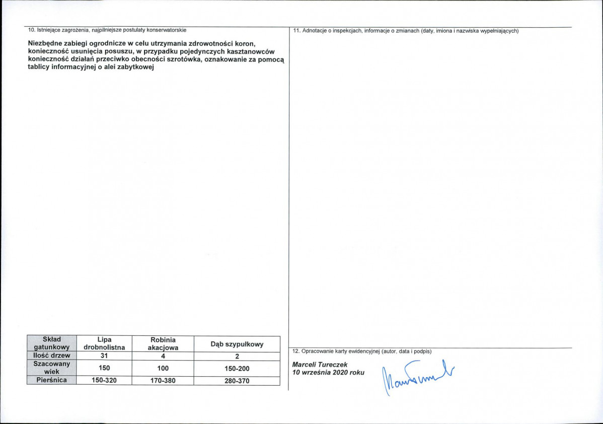 Karta obiektu niewpisanego do rejestru, skan nr 2