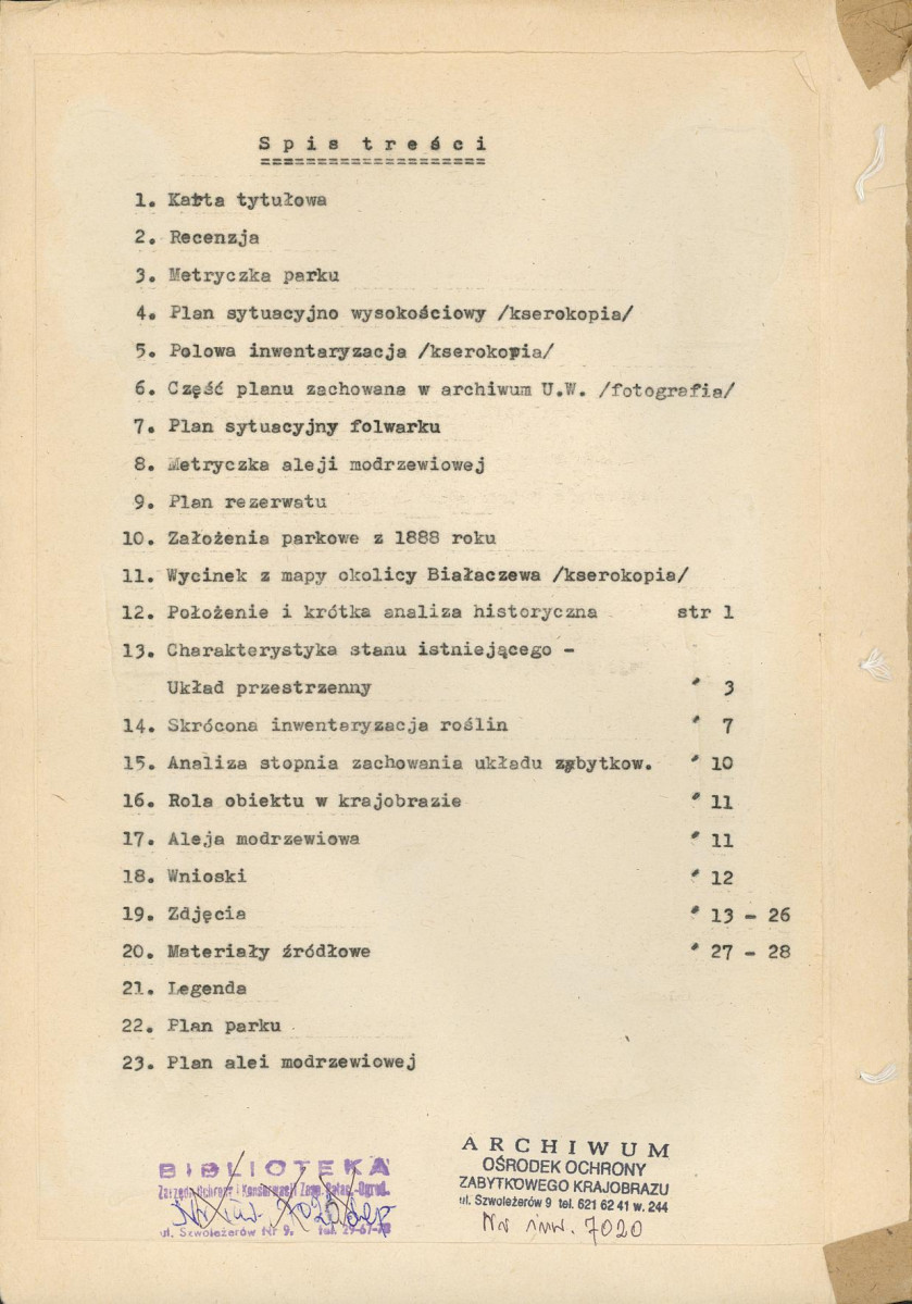 Ewidencja parkowa, skan nr 2