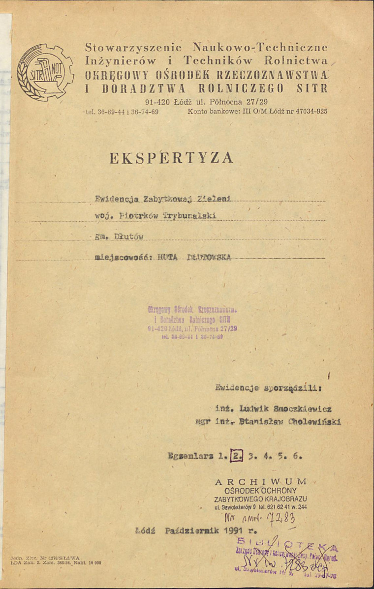 EP - Ewidencja parkowa, skan nr 4