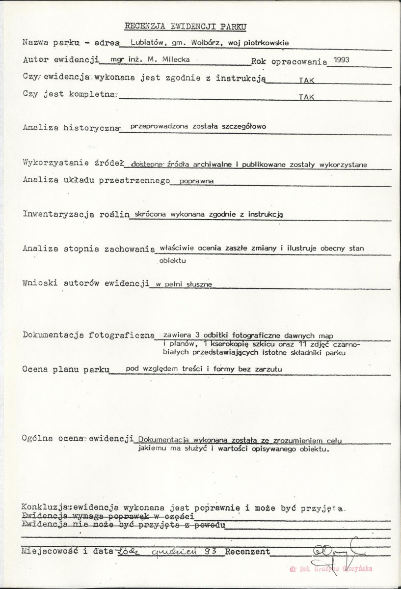 EP - Ewidencja parkowa, skan nr 37