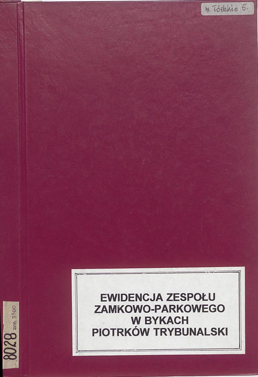 EP - Ewidencja parkowa, skan nr 1