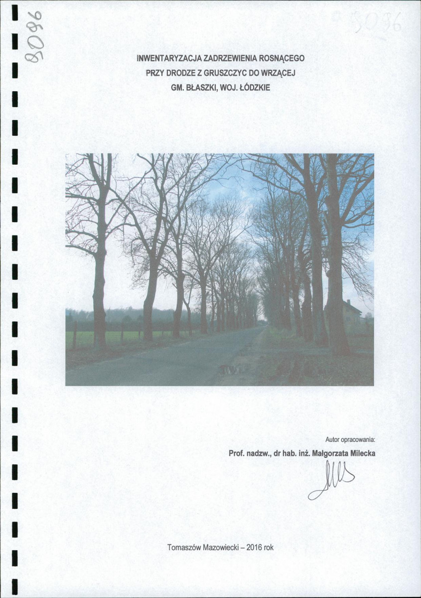 EP - Ewidencja parkowa, skan nr 1