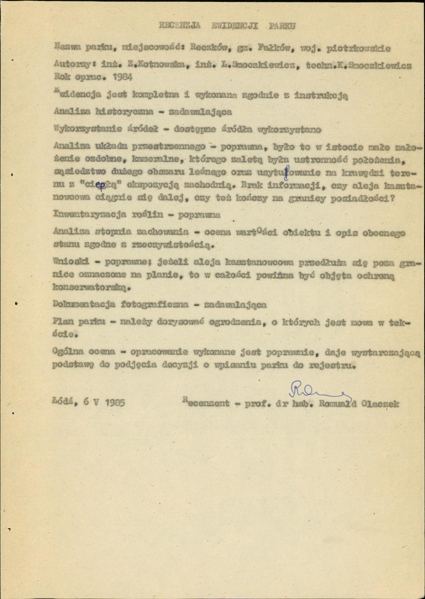 EP - Ewidencja parkowa, skan nr 5