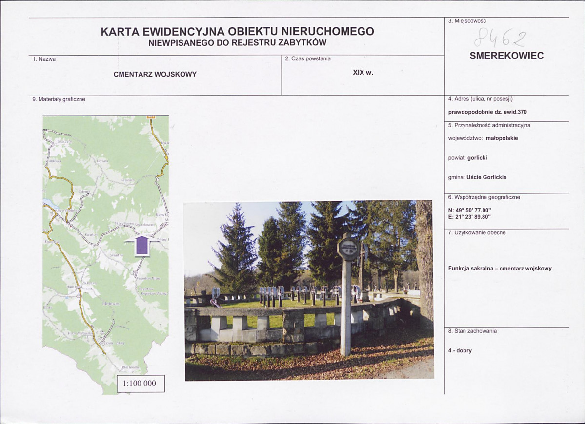 Karta cmentarza, skan nr 1