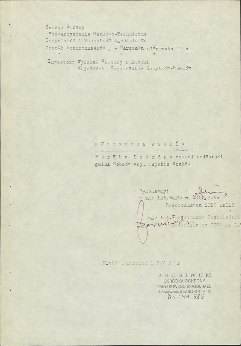 Ewidencja parkowa, skan nr 3