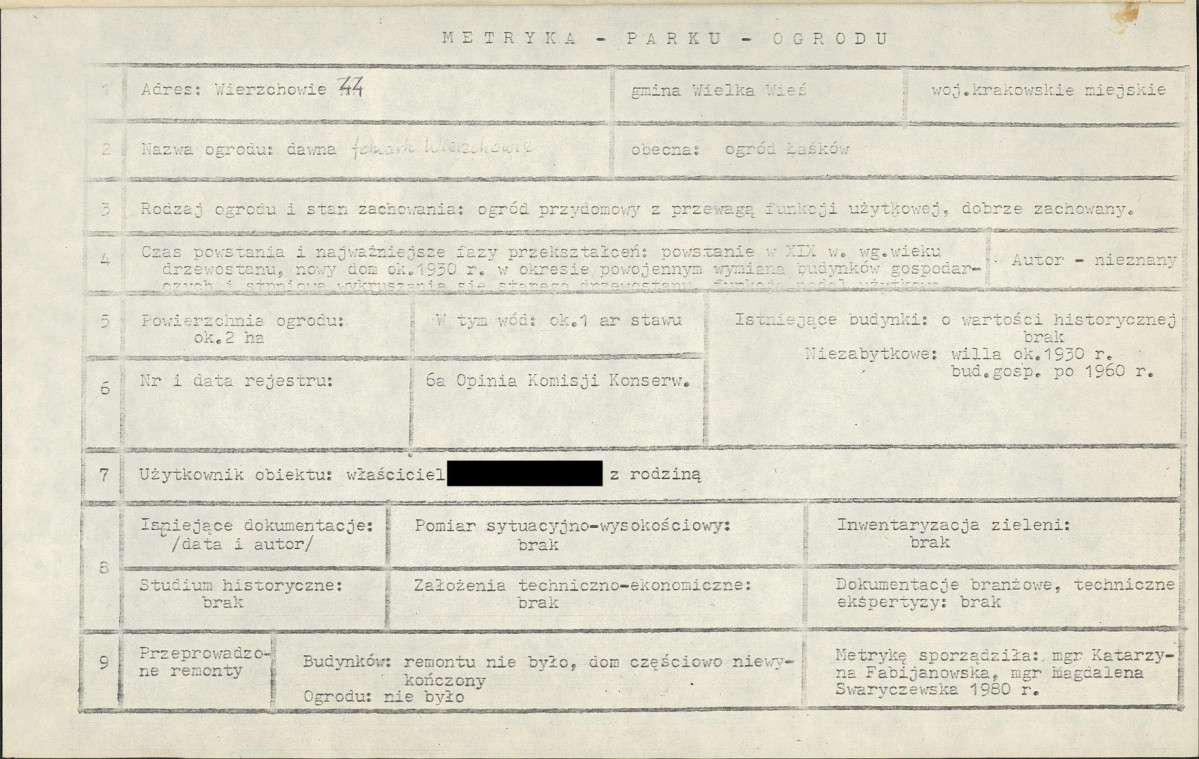 EP - Ewidencja parkowa, skan nr 6