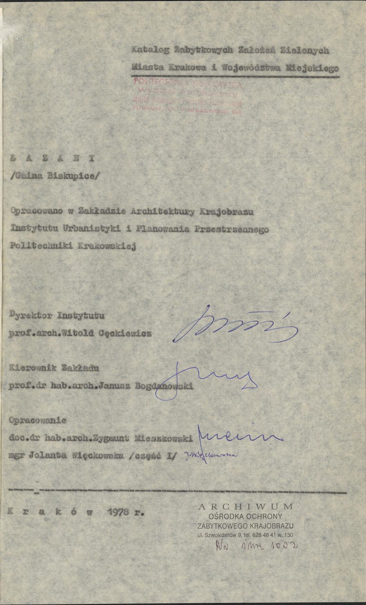 EP - Ewidencja parkowa, skan nr 4