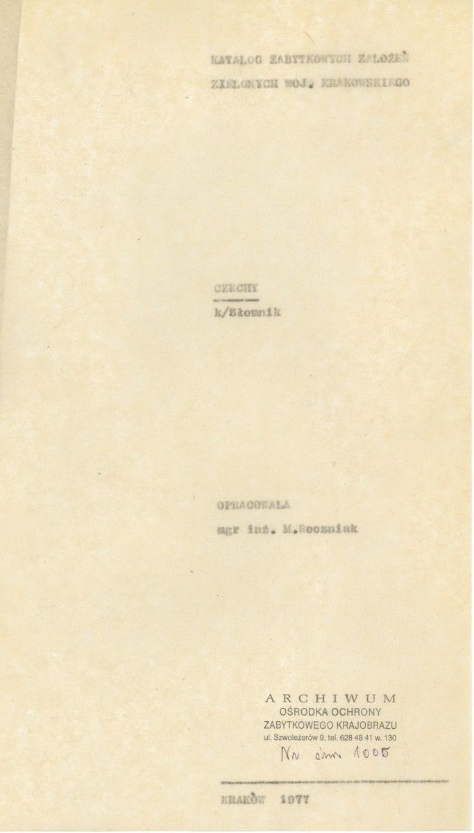 EP - Ewidencja parkowa, skan nr 4