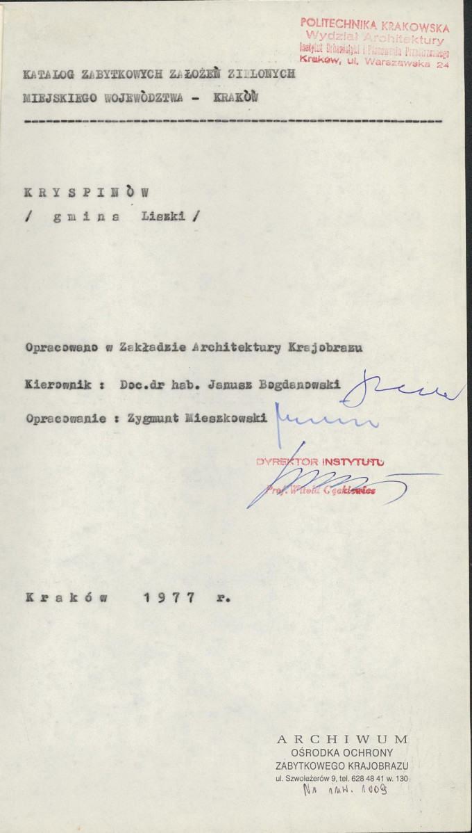 Ewidencja parkowa, skan nr 4