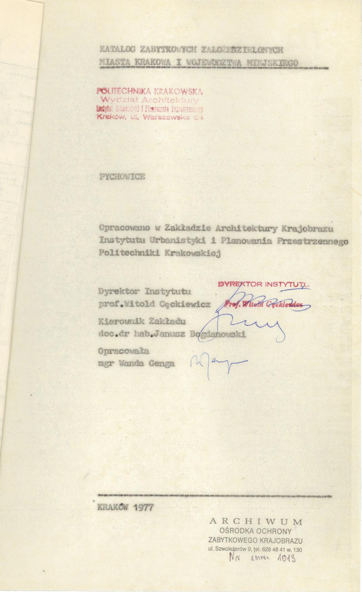 EP - Ewidencja parkowa, skan nr 4