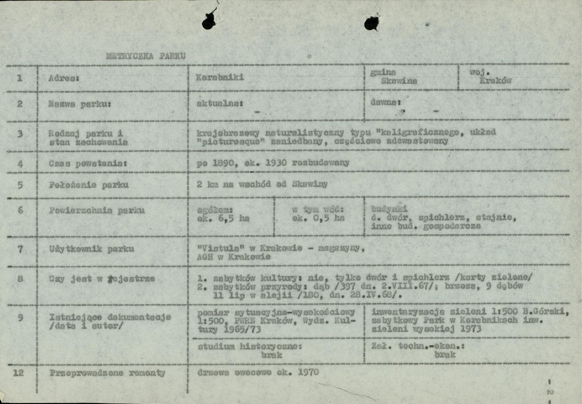 Ewidencja parkowa, skan nr 5