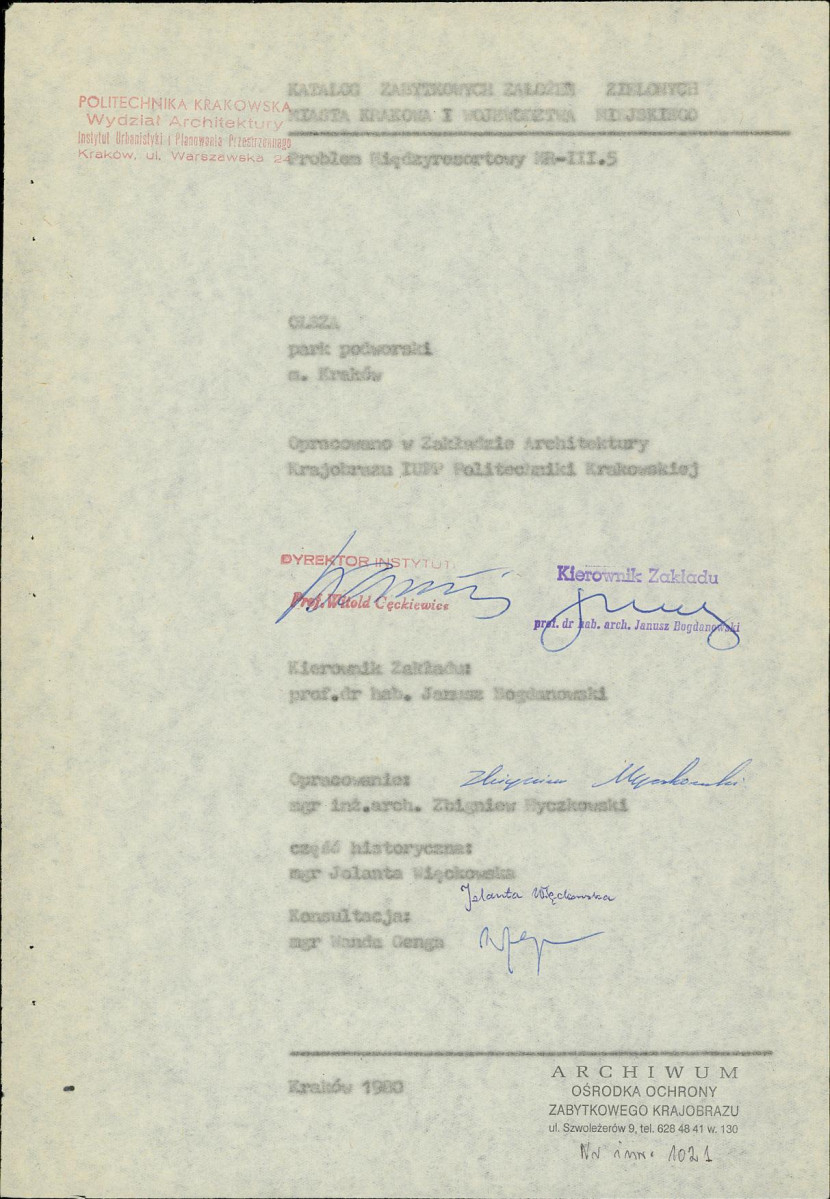 EP - Ewidencja parkowa, skan nr 6